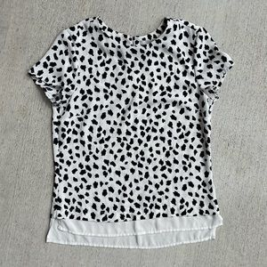 H&M // cheetah print blouse 4